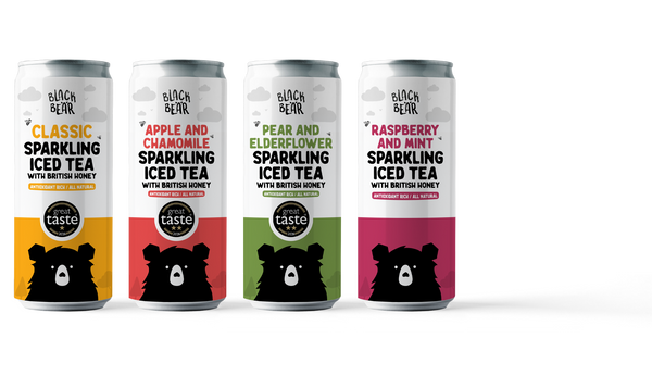 Mix Pack  Sparkling Iced Teas with Pure British Honey